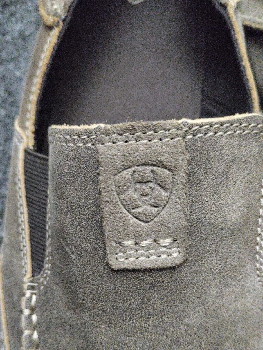 Ariat Men's Taupe Nubuck Slip-On Loafers